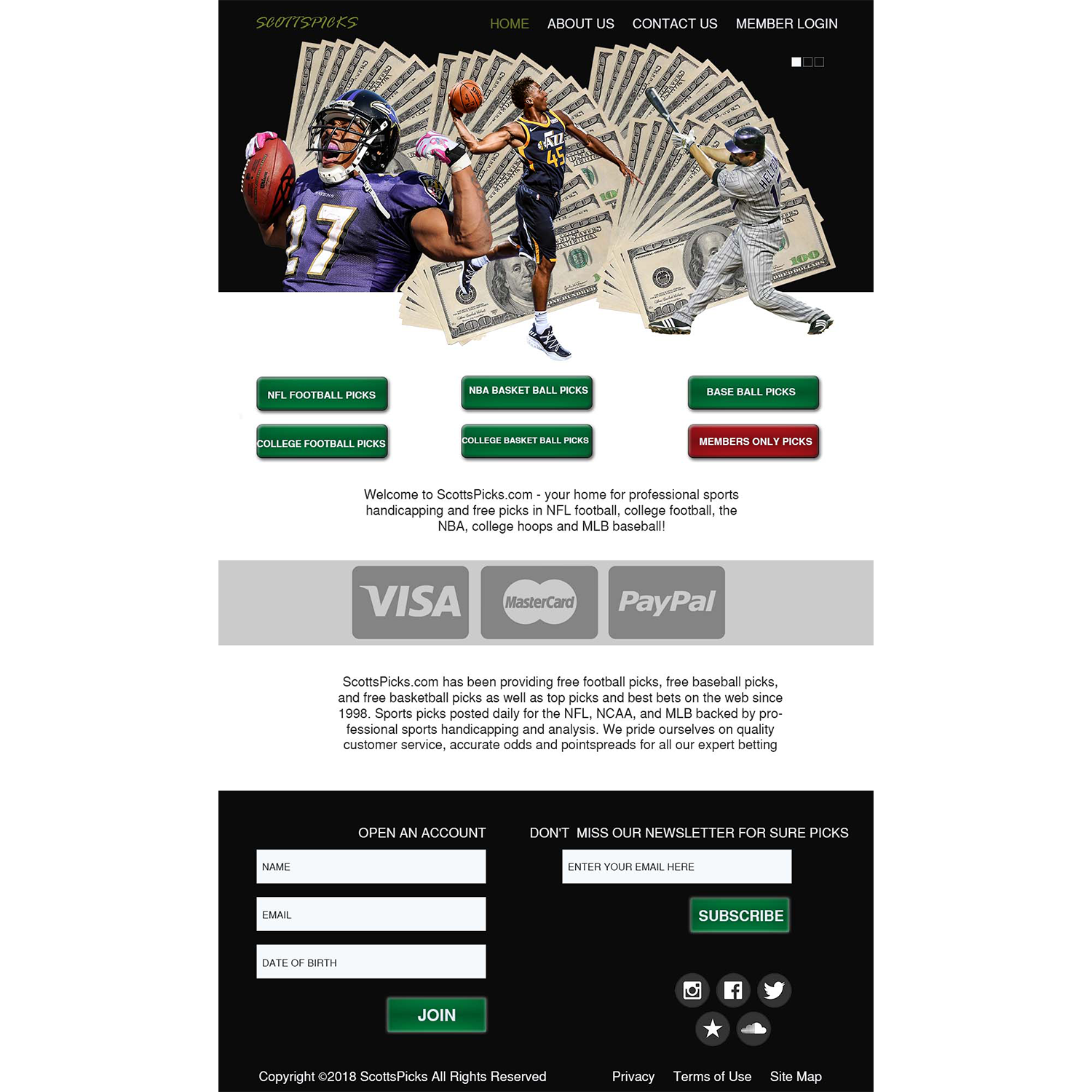 Web-Design von veeBC für ScottsPicks.com | Design #18993143