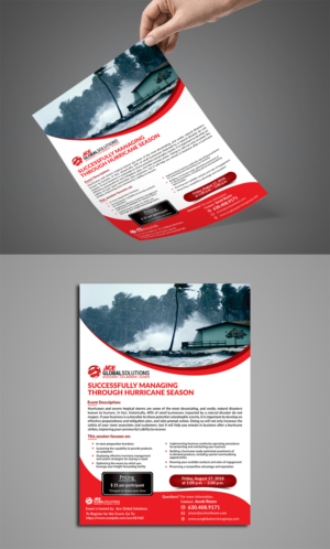 Successfully Managing through a Hurricane Training Event | Design de Flyer par ecorokerz