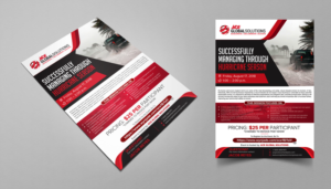 Successfully Managing through a Hurricane Training Event | Design de Flyer par SAI DESIGNS