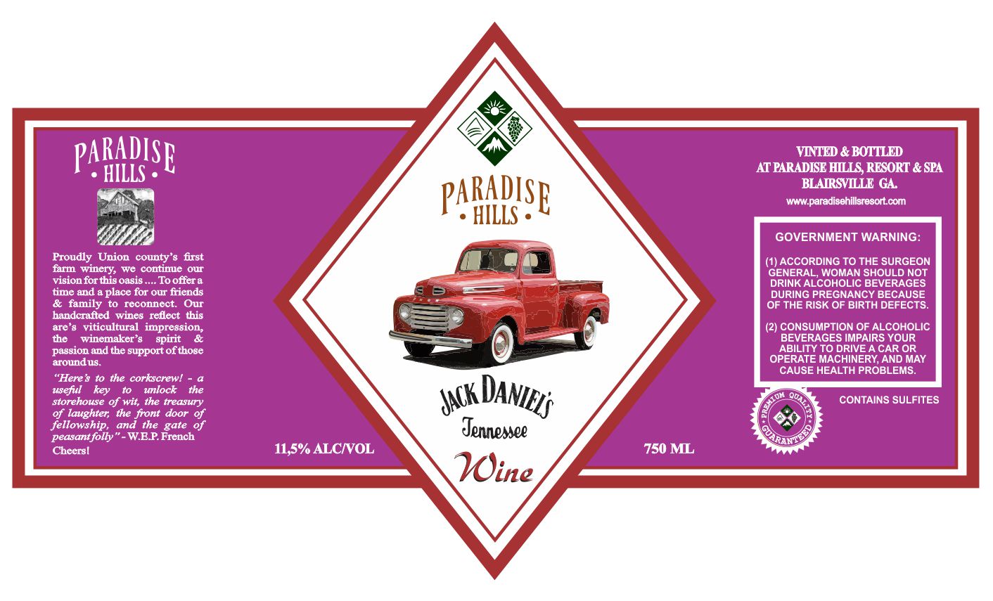 Graphic Design by wchristia for Paradise Hills Winery Resort and Spa | Design #19048762