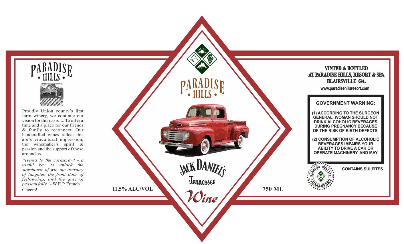 Graphic Design by wchristia for Paradise Hills Winery Resort and Spa | Design #19048763