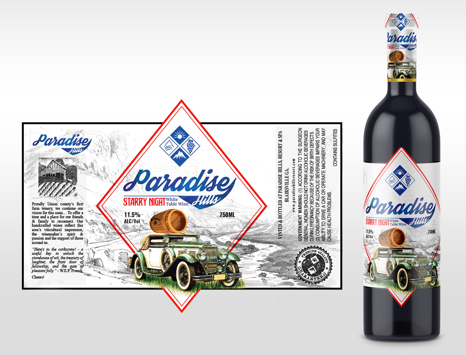 Graphic Design by SAI DESIGNS for Paradise Hills Winery Resort and Spa | Design #18976747