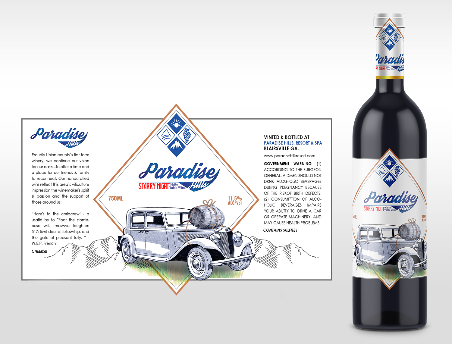 Diseño Gráfico por SAI DESIGNS para Paradise Hills Winery Resort and Spa | Diseño #18980058