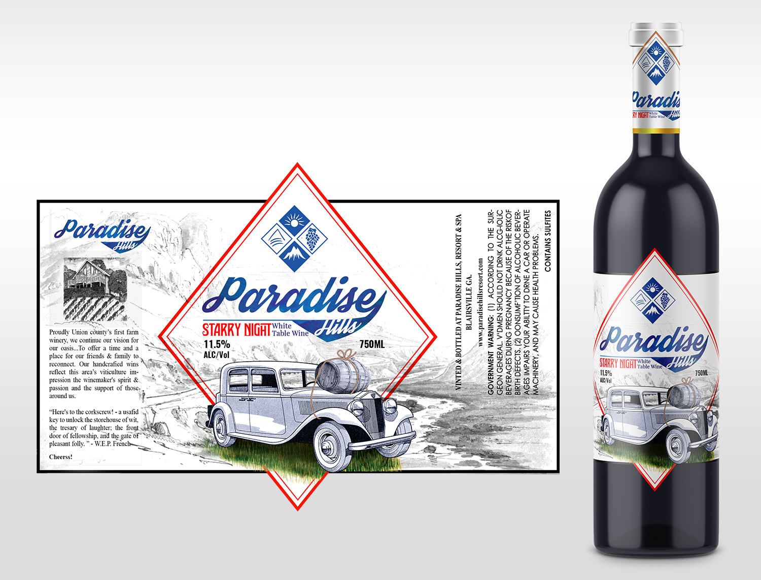 Grafik-Design von SAI DESIGNS für Paradise Hills Winery Resort and Spa | Design #19003254