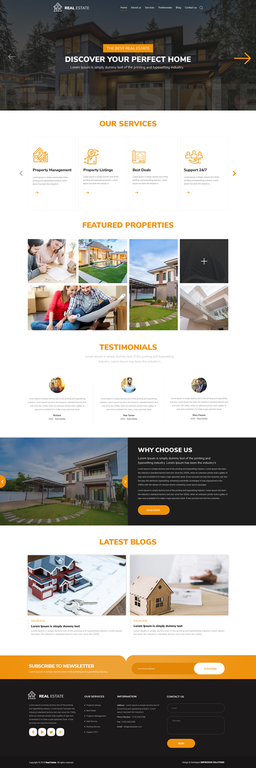 Web Design by Impressive Sol for REI Marketing | Design #18966580