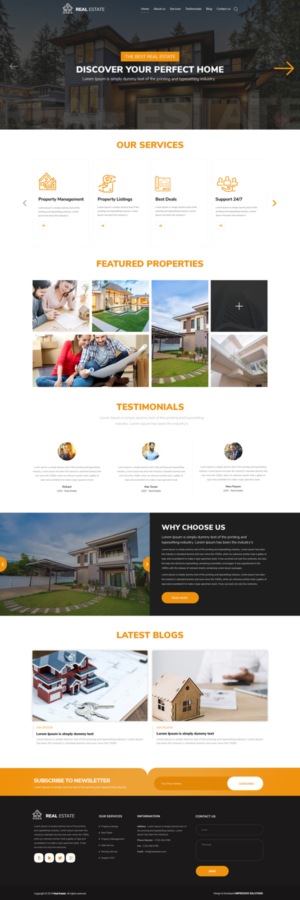 Diseño Web por Black Stallions Impressive Solutions para REI Marketing | Diseño #18966580