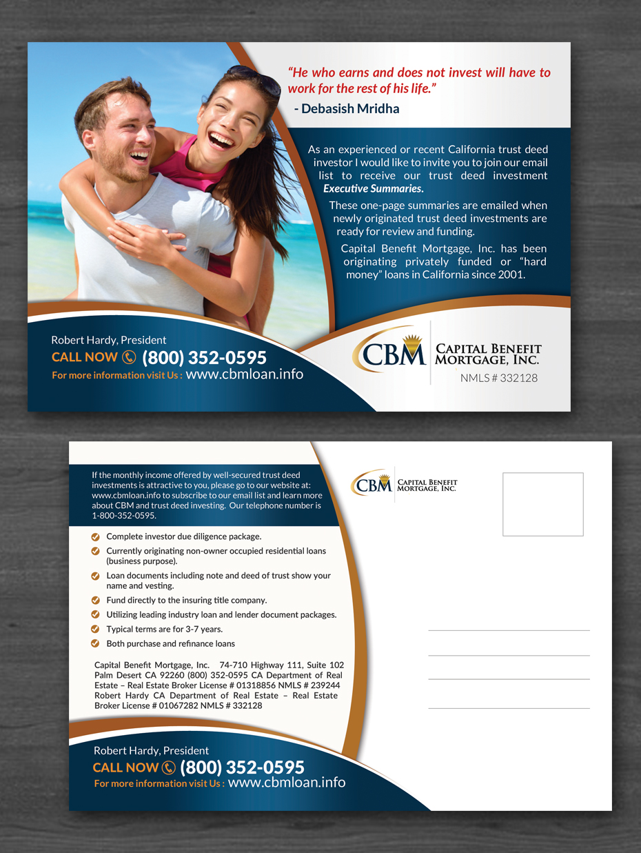 Postcard Design by innovative earth for this project | Design #18963888