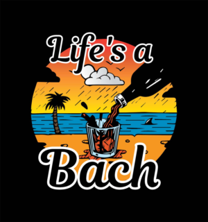 The Bach - Restaurant T-Shirt Design | T-shirt Design by Yafi Mridha