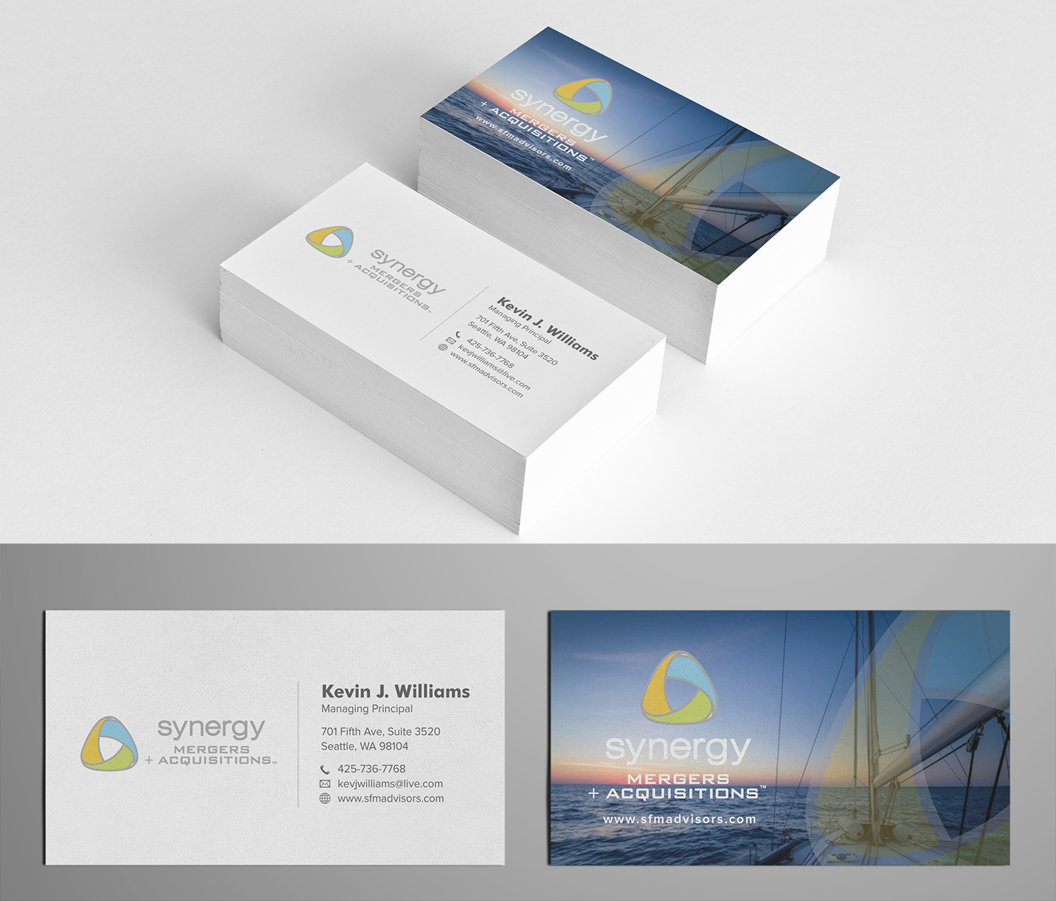 Business Card Design by Tilt for Gennaker Capital LLC | Design #19358525