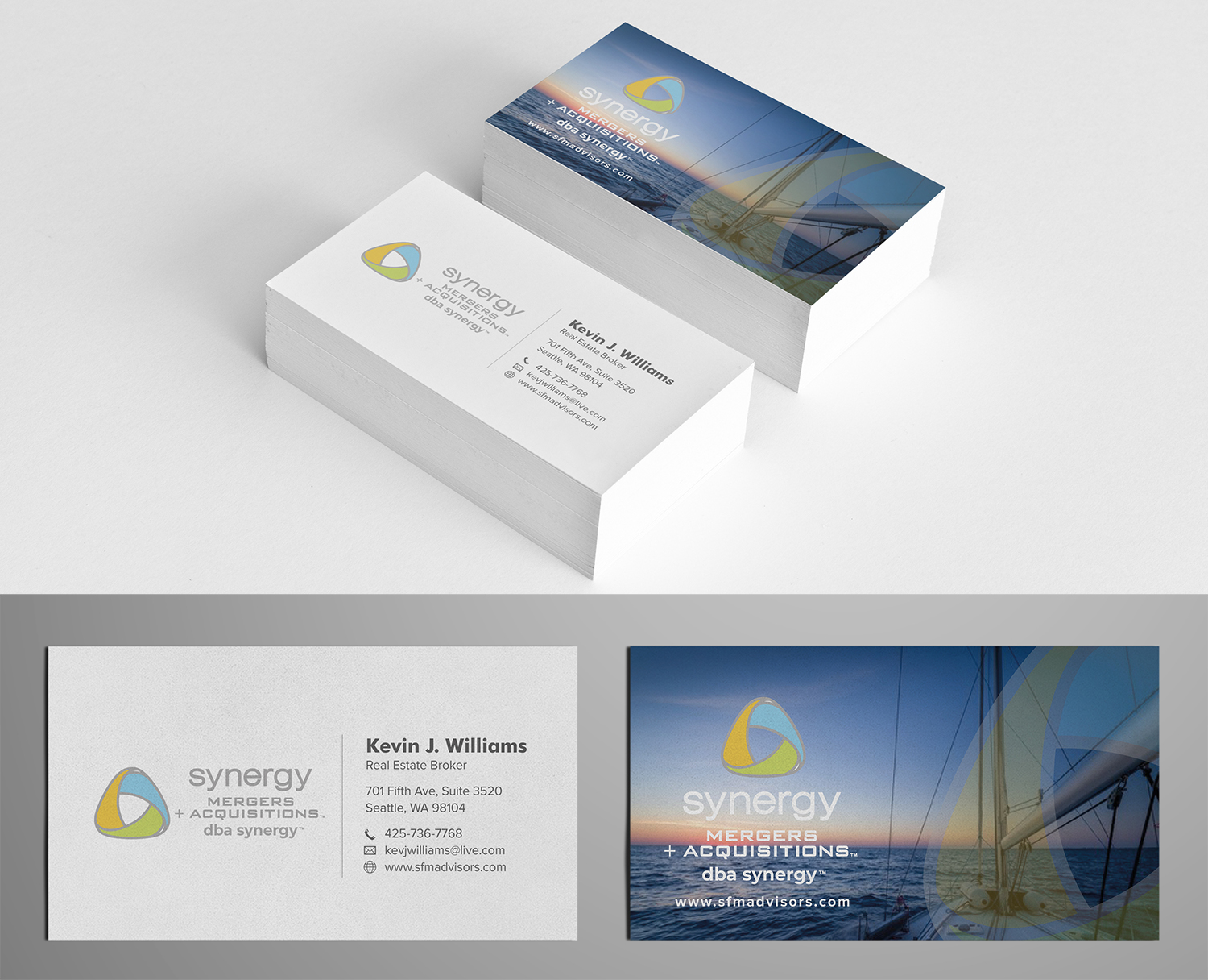 Business Card Design by Tilt for Gennaker Capital LLC | Design #19364543