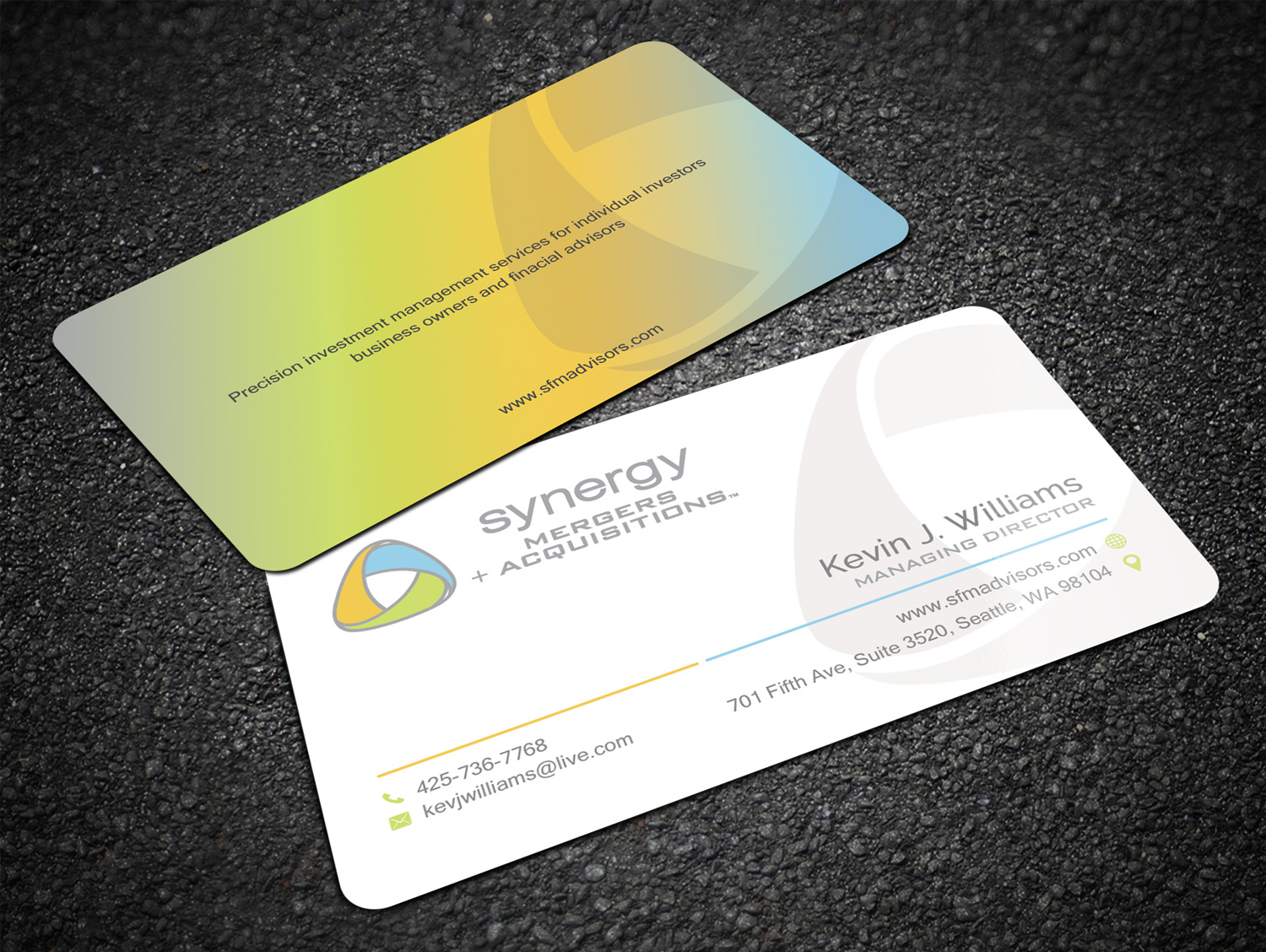 Business Card Design by Sandaruwan for Gennaker Capital LLC | Design #19359597