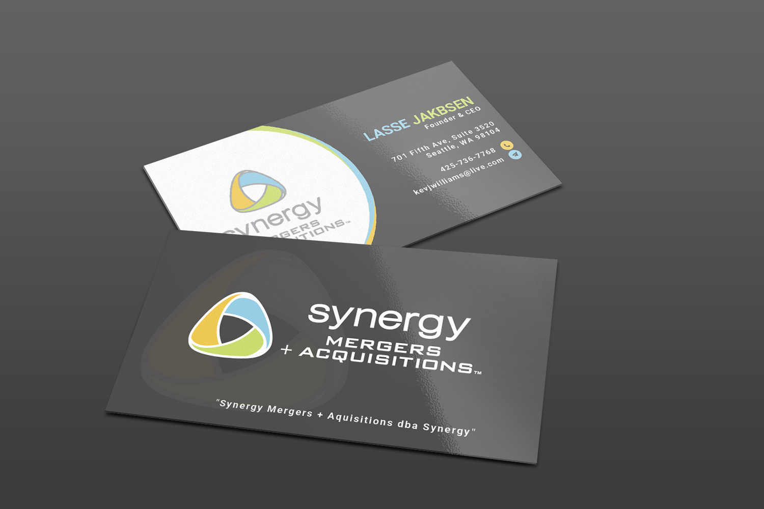 Diseño de Tarjeta de Presentación por Bold Pixels para Gennaker Capital LLC | Diseño #19365598