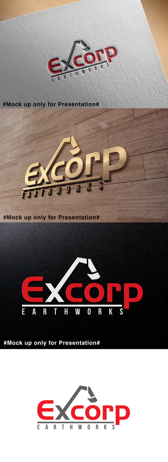 Logo Design by designmind78 for Excorp earthworks  | Design #19076862