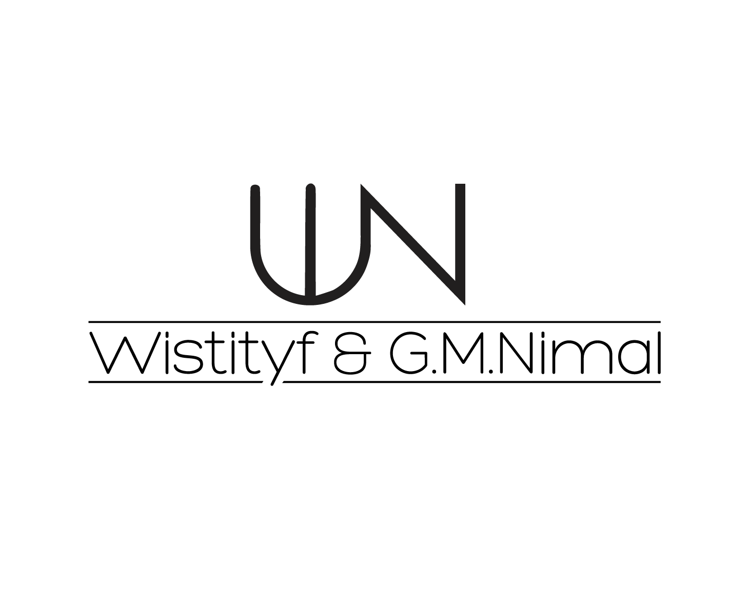 Logo Design by Pv_999 for Wistityf & G.M.Nimal | Design #18974829