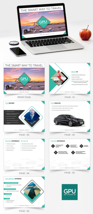 Powerpoint presentation sales pack for ground transfer company | Diseño de PowerPoint por SAI DESIGNS