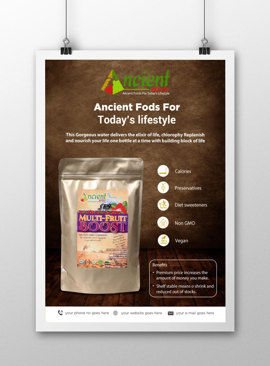 Design de Flyer par debdesign pour Visions of Health | Design #18978947