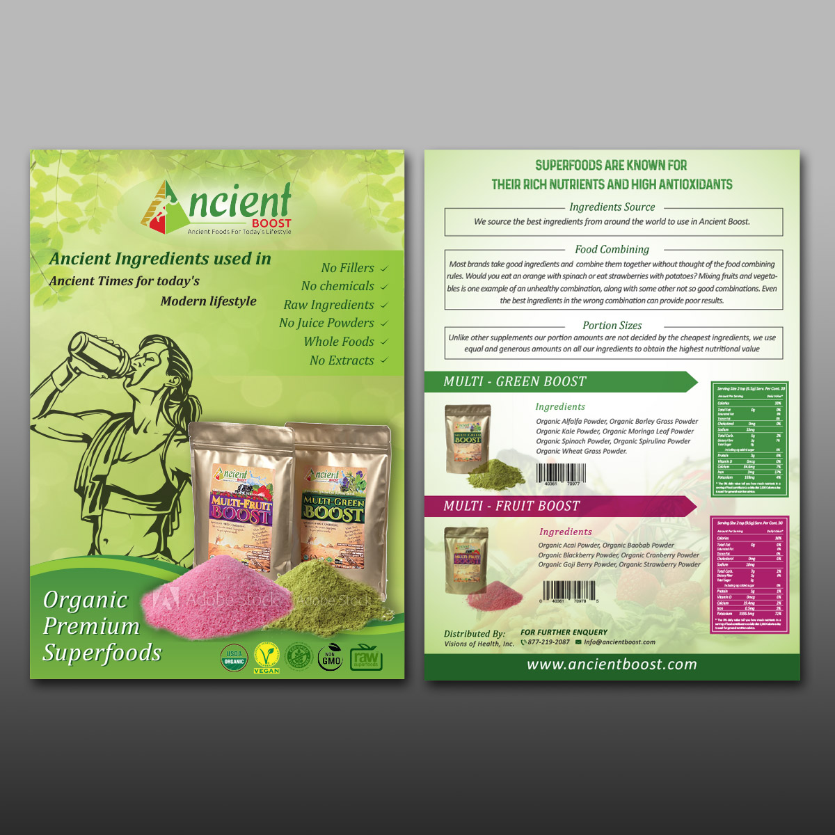 Design de Flyer par Creative Jiniya pour Visions of Health | Design #18993373