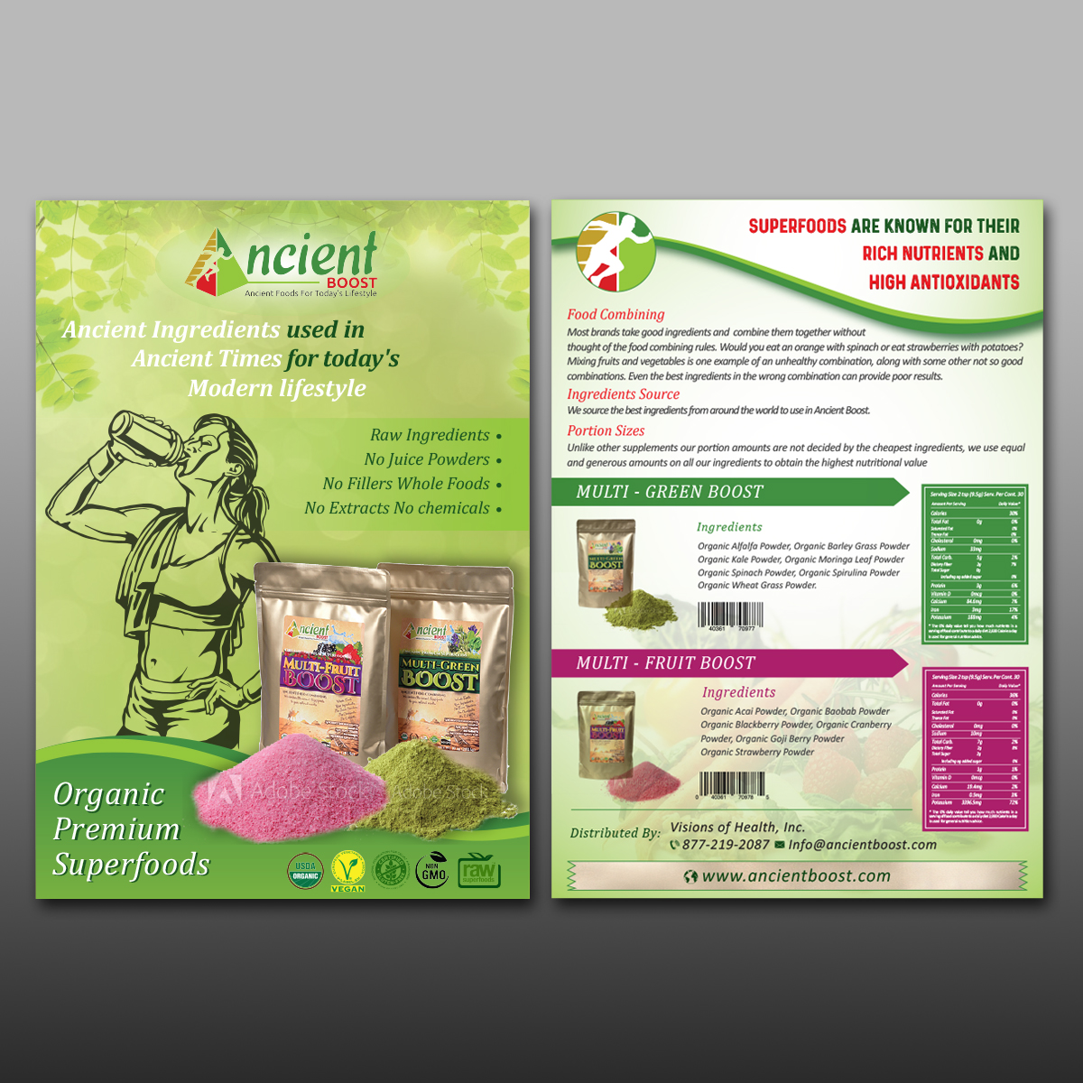 Design de Flyer par Creative Jiniya pour Visions of Health | Design #18996782