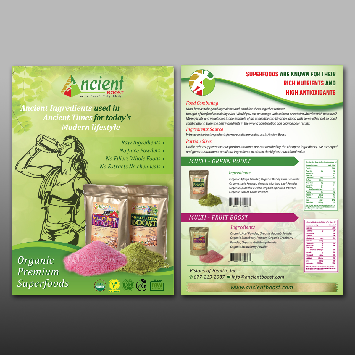 Design de Flyer par Creative Jiniya pour Visions of Health | Design #18996783