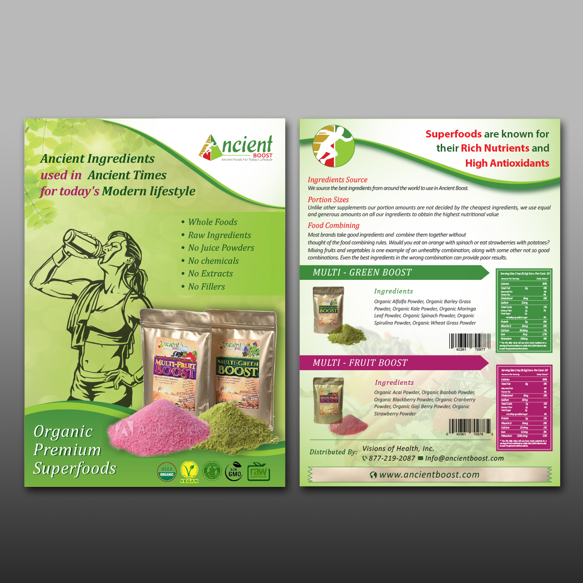 Design de Flyer par Creative Jiniya pour Visions of Health | Design #19003649