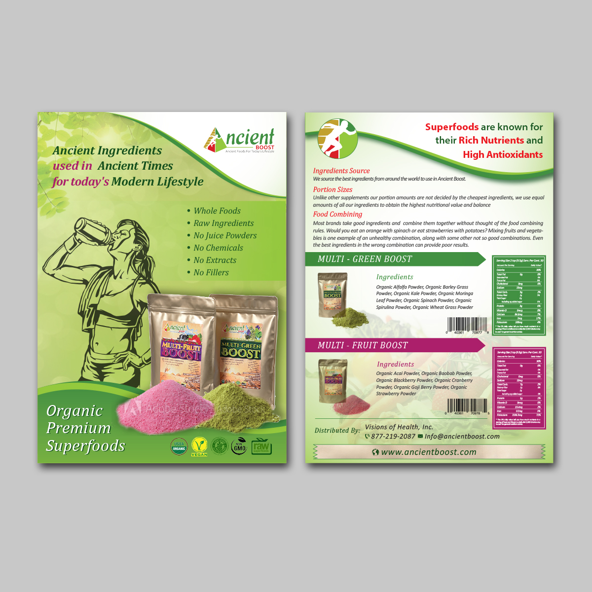 Design de Flyer par Creative Jiniya pour Visions of Health | Design #19010782