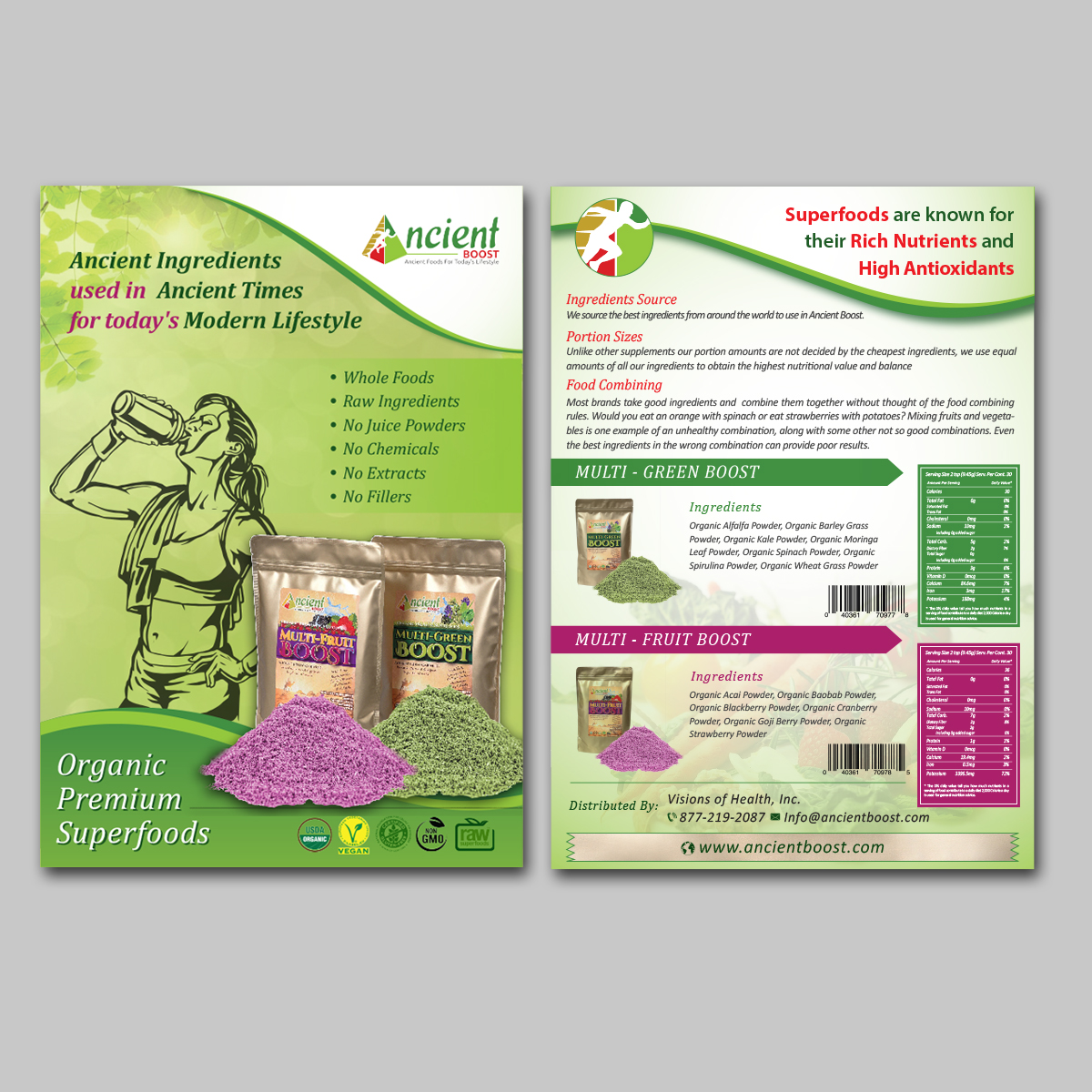 Design de Flyer par Creative Jiniya pour Visions of Health | Design #19012627
