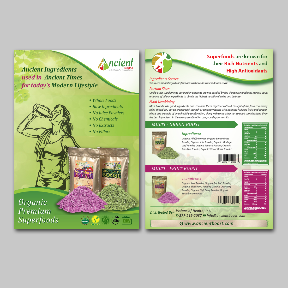Design de Flyer par Creative Jiniya pour Visions of Health | Design #19013588