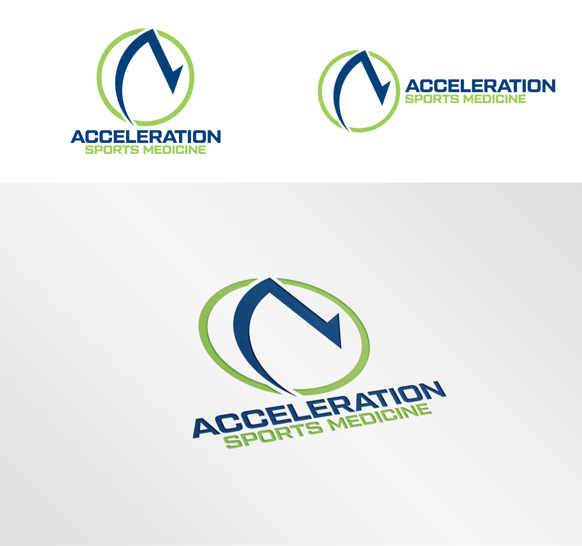 Logo Design by AFD for Acceleration Sports Medicine  | Design #18978176