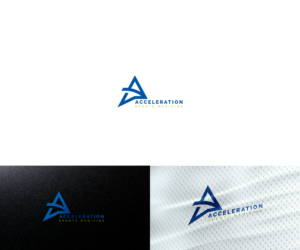 An simple artistic representation of an “A” that conveys motion.  | Logo Design by Vetroff