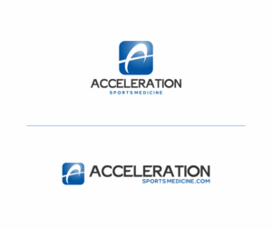 An simple artistic representation of an “A” that conveys motion.  | Logo Design by Gree™