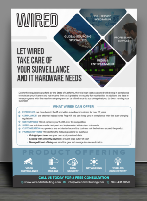 Cannabis Security Company- Sales Flyer | Flyer Design by SAI DESIGNS