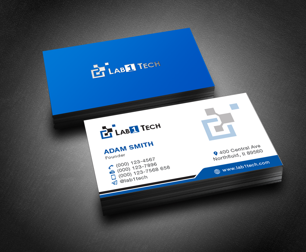 Visitenkarten-Design von S22design für Lab1 Tech Limited | Design #18974796