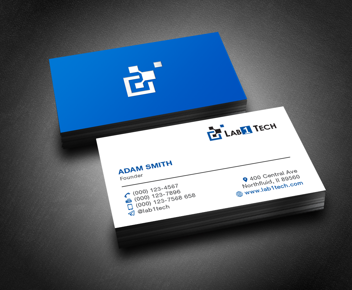 Design de Carte de Visite par S22design pour Lab1 Tech Limited | Design #18974833