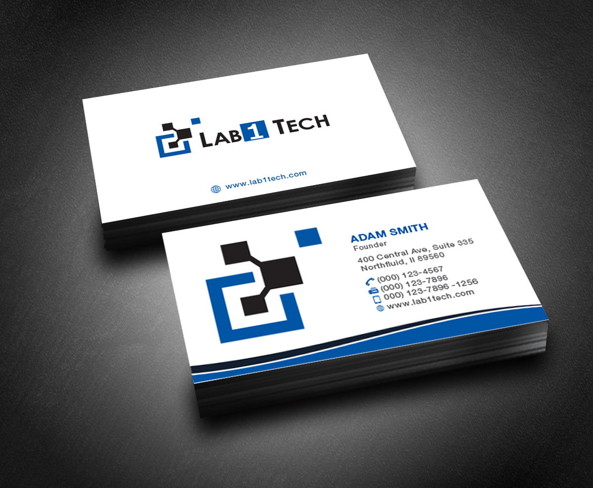 Business Card Design by S22design for Lab1 Tech Limited | Design #18974993