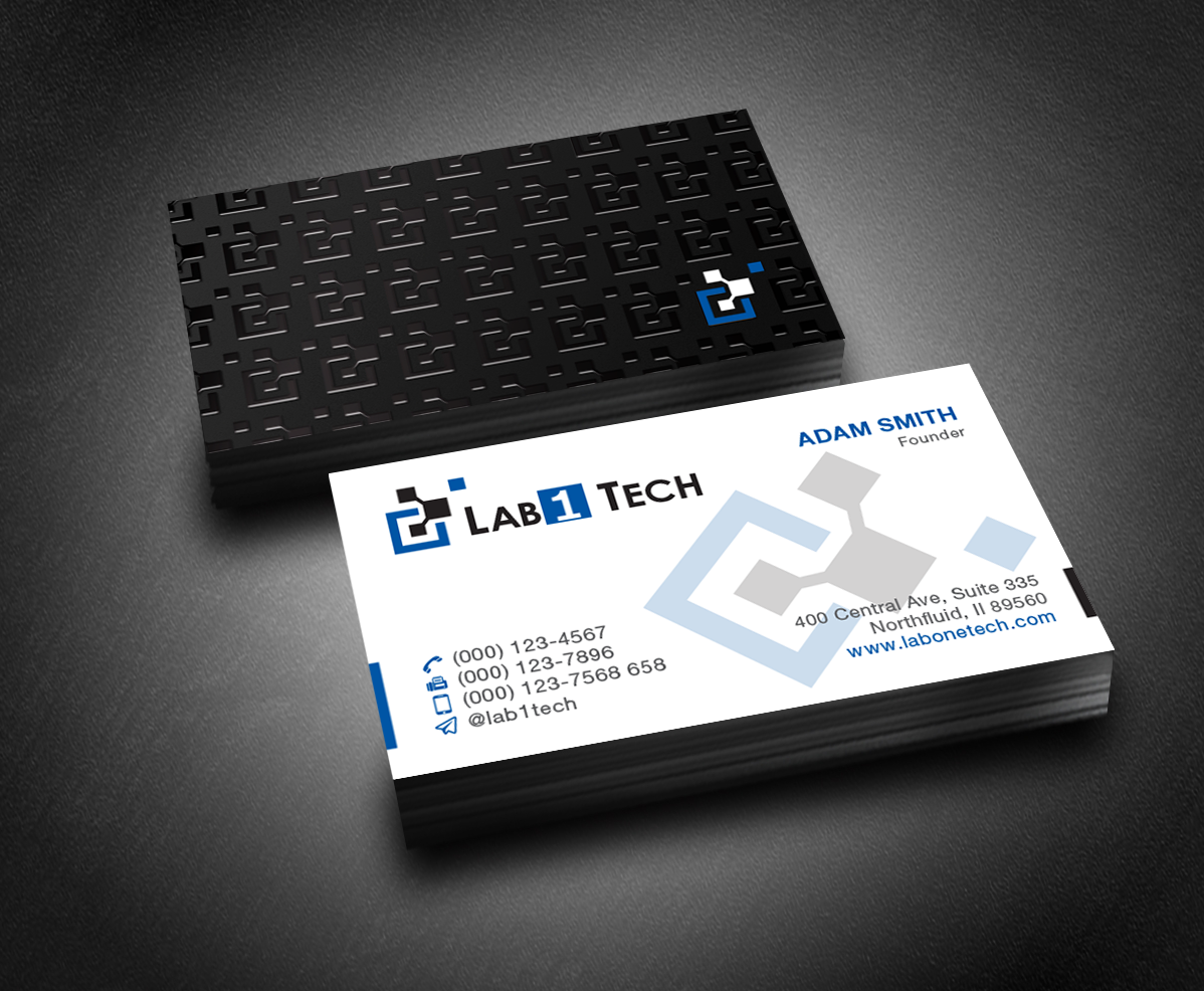 Business Card Design by S22design for Lab1 Tech Limited | Design #18975744