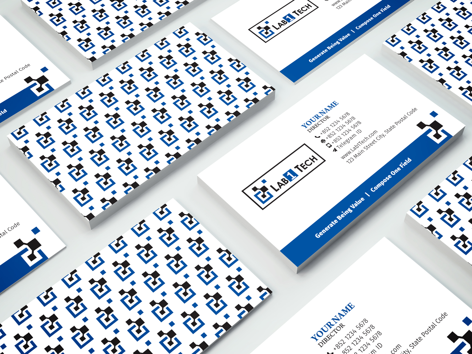 Business Card Design by MIND for Lab1 Tech Limited | Design #18973511