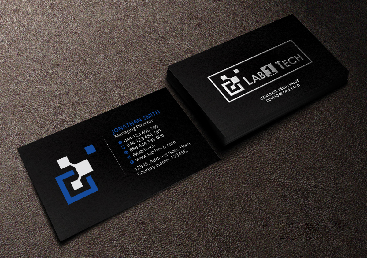 Business Card Design by Creations Box 2015 for Lab1 Tech Limited | Design #18975750