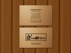 Diseño de Tarjeta de Presentación por Creations Box 2015 para Lab1 Tech Limited | Diseño: #18975759