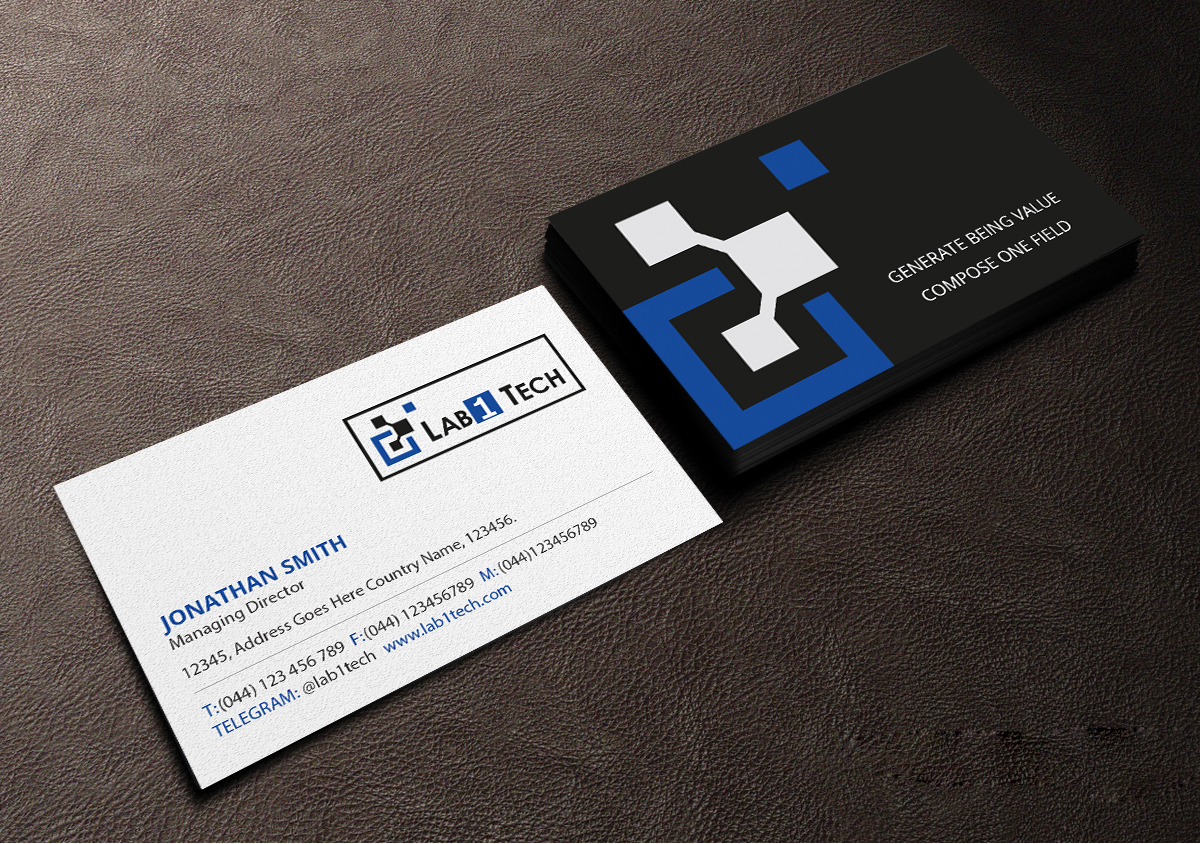 Business Card Design by Creations Box 2015 for Lab1 Tech Limited | Design #18975773
