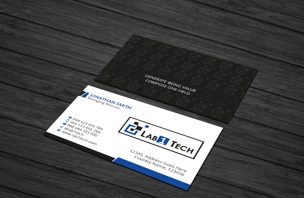 Business Card Design by Creations Box 2015 for Lab1 Tech Limited | Design #18975776