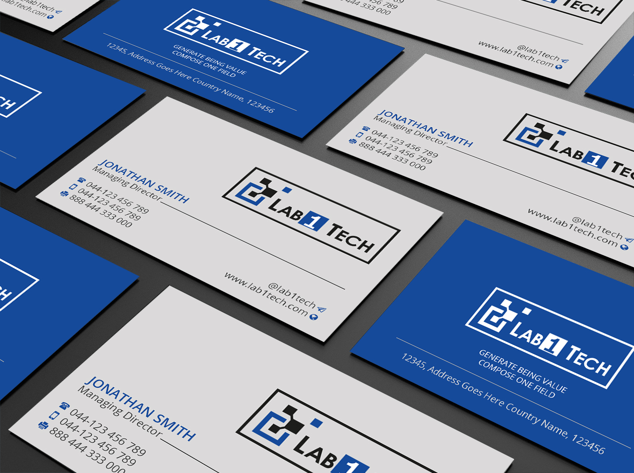 Business Card Design by Creations Box 2015 for Lab1 Tech Limited | Design #18975798