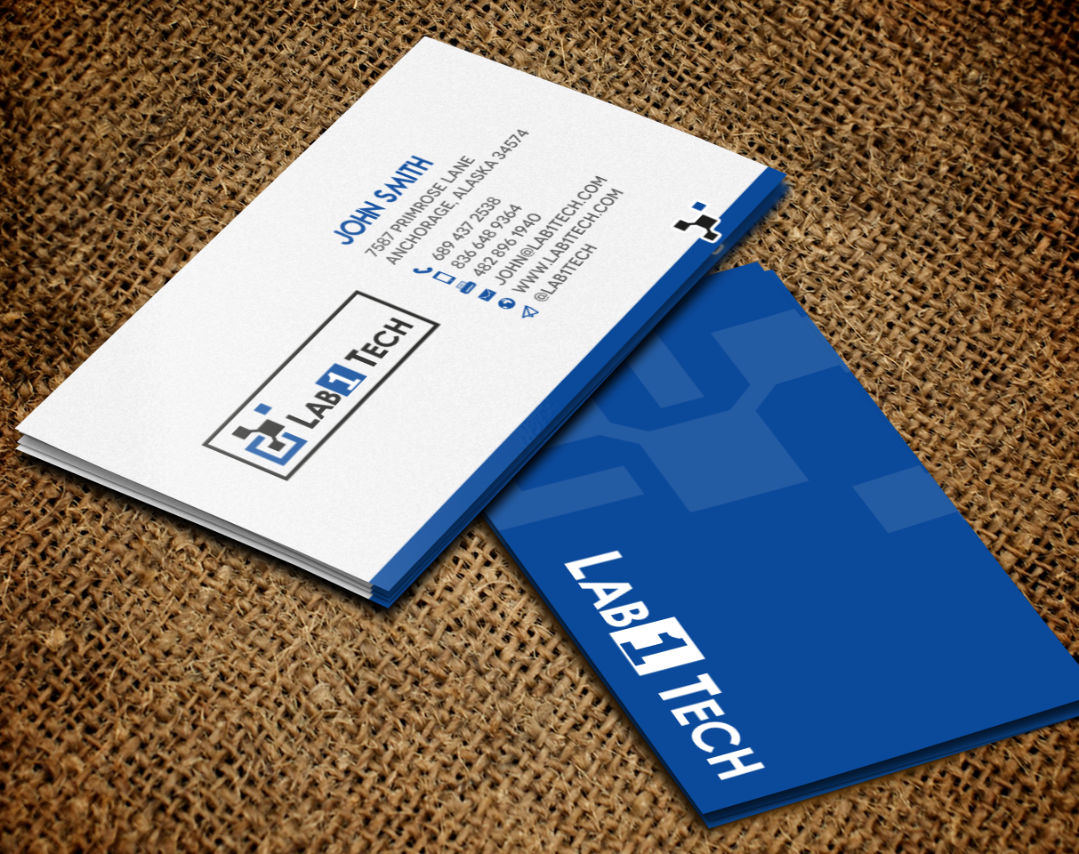 Diseño de Tarjeta de Presentación por chandrayaan.creative para Lab1 Tech Limited | Diseño #18973333