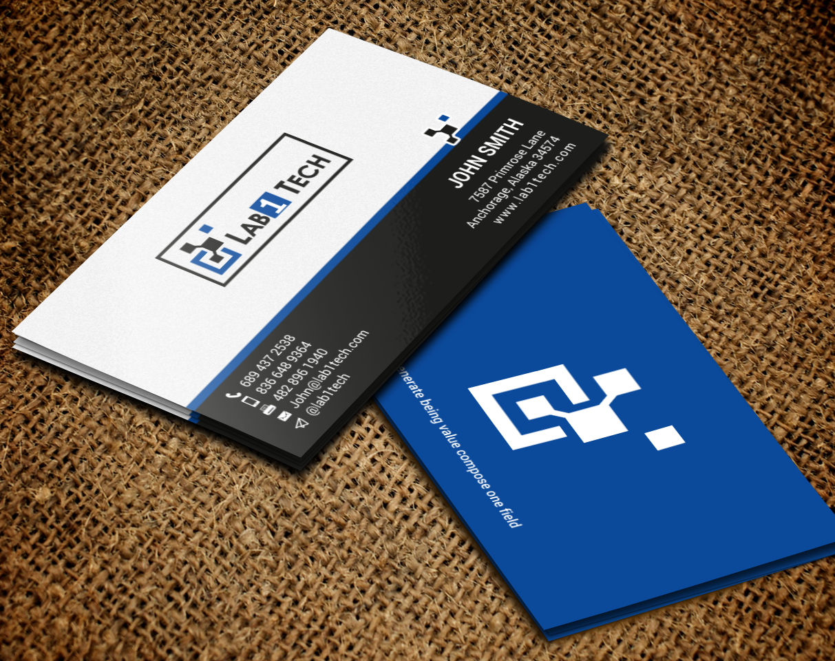 Diseño de Tarjeta de Presentación por chandrayaan.creative para Lab1 Tech Limited | Diseño #18973628