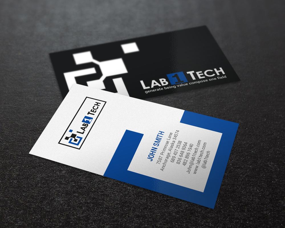 Business Card Design by chandrayaan.creative for Lab1 Tech Limited | Design #19059682