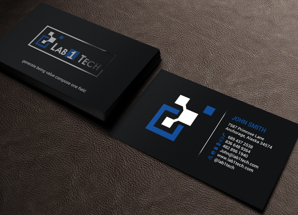 Business Card Design by chandrayaan.creative for Lab1 Tech Limited | Design #19059734