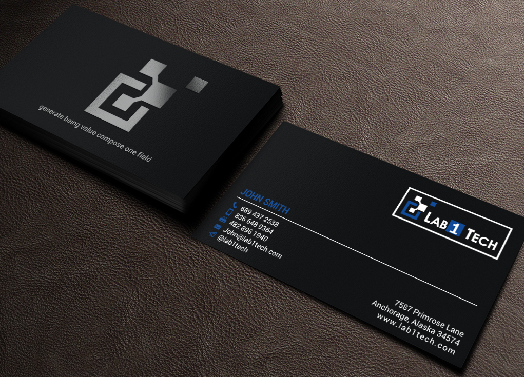 Business Card Design by chandrayaan.creative for Lab1 Tech Limited | Design #19059736
