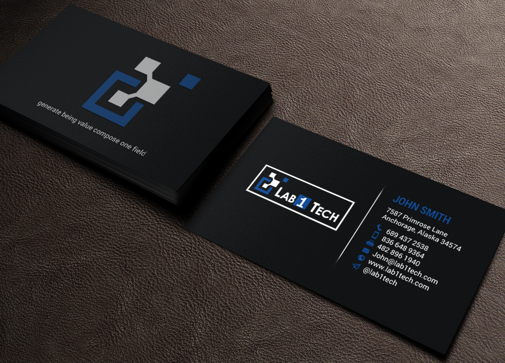 Business Card Design by chandrayaan.creative for Lab1 Tech Limited | Design #19059737