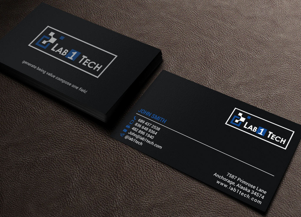 Business Card Design by chandrayaan.creative for Lab1 Tech Limited | Design #19059738