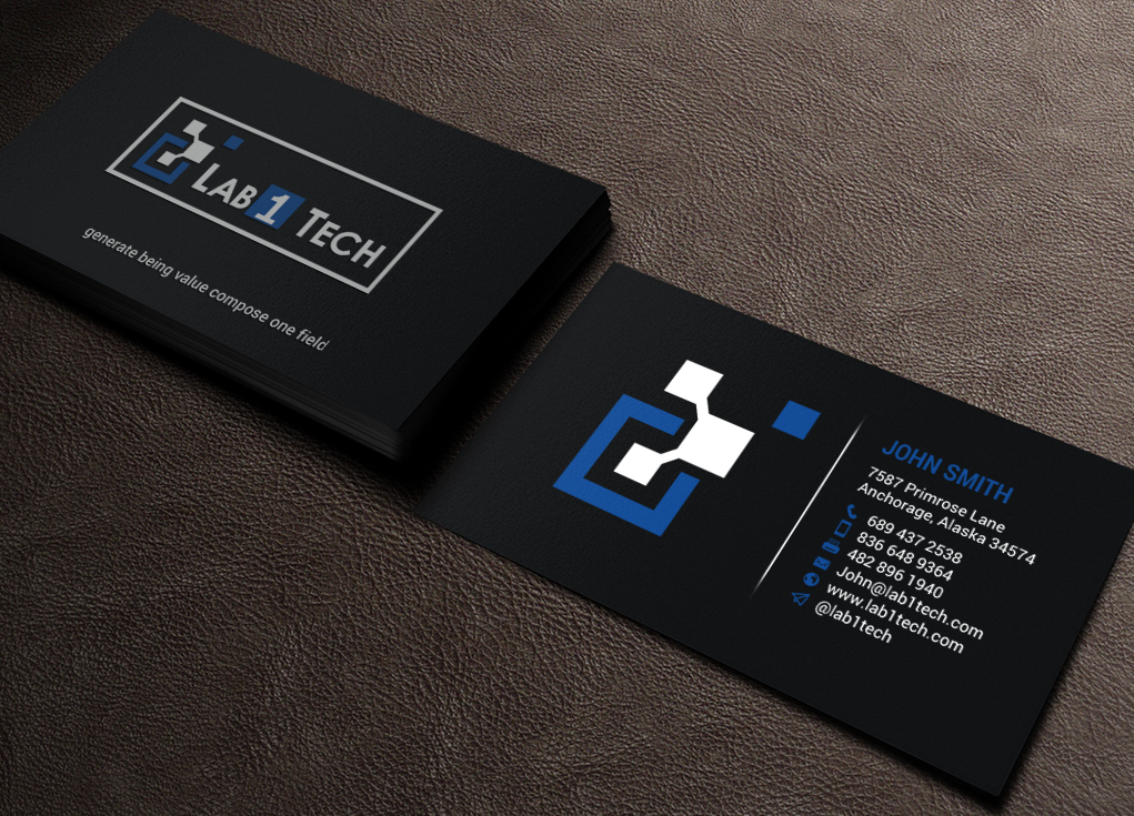 Business Card Design by chandrayaan.creative for Lab1 Tech Limited | Design #19059739