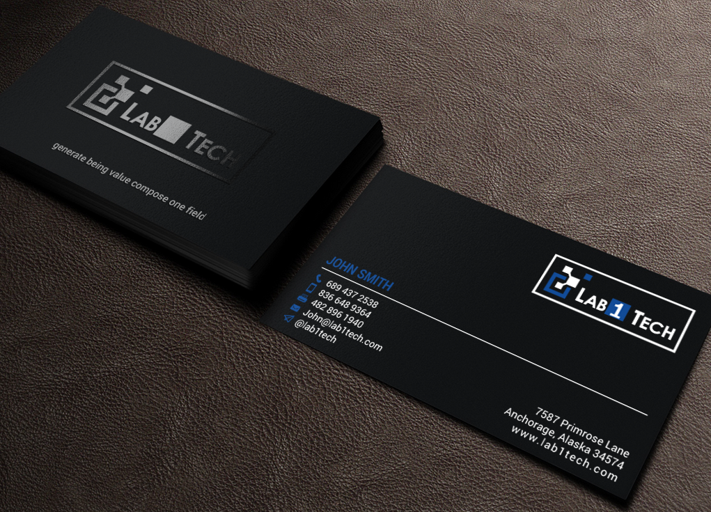 Business Card Design by chandrayaan.creative for Lab1 Tech Limited | Design #19059740